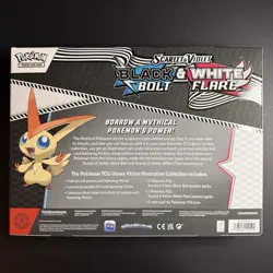 Pokemon TCG Black Bolt & White Flare Unova Victini Illustration Collection Box - Image 2