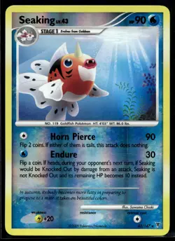 2009 Pokemon Supreme Victors 43 Seaking Reverse Foil NM - Image 1