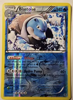 Pokemon TCG Blastoise Plasma Blast 16/101 Reverse Holo Rare Card - Image 1