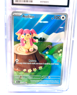 2025 POKEMON GEM MINT AUDINO # 151/086 HOLO GRADE 10 LOW POP 19 AWESOME ! - Image 2