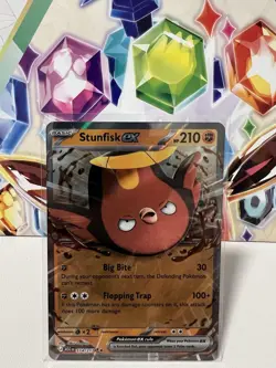 Stunfisk ex 114/217 Double Rare - Pokemon TCG Ascended Heroes - NM - Image 1