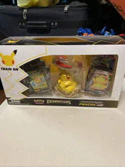 Pokemon TCG Celebrations Premium Figure Collection Pikachu VMAX Box 820650809408 - Image 1