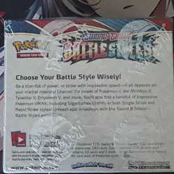 Pokemon TCG Sword & Shield Battle Styles Booster Box English Mimikyu Tyranitar - Image 3