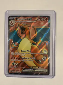 Pokemon Charizard ex 183/165 Sv: Scarlet & Violet 151 Holo UR NEAR MINT - Image 1