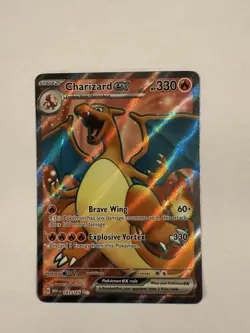 Pokemon Charizard ex 183/165 Sv: Scarlet & Violet 151 Holo UR NEAR MINT - Image 2