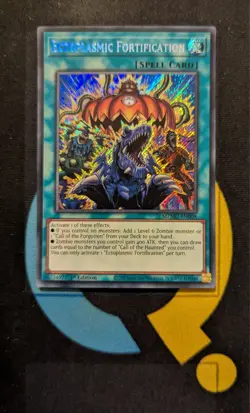 MZMU-EN008 Ectoplasmic Fortification x3 Secret Rare 1st Edition YuGiOh Playset - Image 2