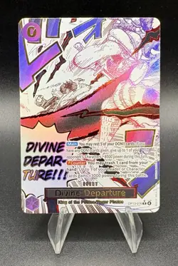 One Piece DIVINE DEPARTURE OP13-076 Alt Art Event-Carrying On His Will~English - Image 1
