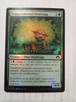 Crimped Error Temperamental Oozewagg C Foil 0172 MH3 Modern Horizons 3 MTG Card - Image 1