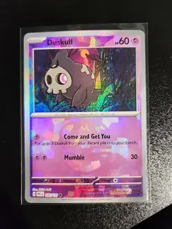 Pokemon- Duskull 035/131- Prismatic Evolutions- (Master Ball Pattern) Holo Card - Image 1