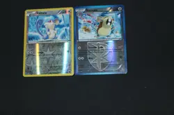 Pokemon Card Lot EX-PL Reverse Holo Rattata & Raticate Plasma Freeze - Image 1