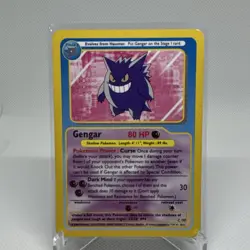 Funskool Gengar Pokemon TCG Stage 2 Card 80 HP 2000 - Image 1