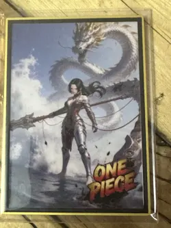 One Piece CCG Goddess Boa Hancock Metal Card - Water Dragon Servant Spear /20 - Image 1