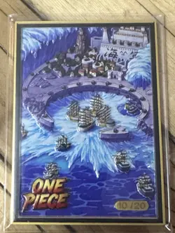 One Piece CCG Goddess Boa Hancock Metal Card - Water Dragon Servant Spear /20 - Image 2