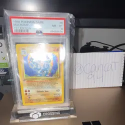 Pokemon Machamp Deck Exclusives Holo Rare 1st Edition 008/102 PSA 8 1999 Card - Image 2