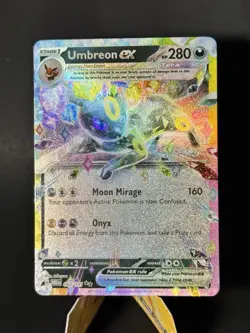 Pokemon TCG Umbreon EX 060/131 Prismatic Evolutions Card Near Mint Condition - Image 1