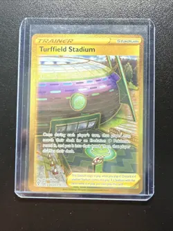 Turffield Stadium 234/203 NM -Gold Rare Pokemon Card- Evolving Skies #2 - Image 1