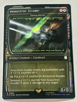 Assaultron Invader Walking Ballista Surge FOIL 880 | PIP Fallout | MTG - Image 1