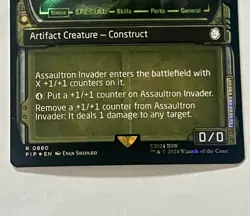 Assaultron Invader Walking Ballista Surge FOIL 880 | PIP Fallout | MTG - Image 3