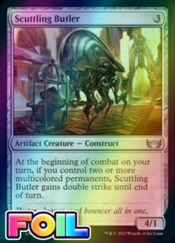 x1 Scuttling Butler SNC MTG 244/281 FOIL UNCOMMON M/NM 1x - Image 1