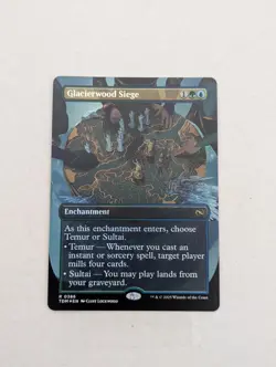 Glacierwood Siege (Borderless) Tarkir: Dragonstorm Foil - Image 1