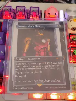 Commander's Plate (1733) (Rainbow Foil) Secret Lair Drop Foil - Image 1