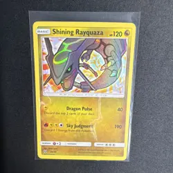 🪩✨Pokemon Shining Rayquaza Shining Legends Shiny Holo Rare Card 2017✨🪩 - Image 1