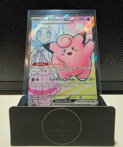 Pokemon Journey Together Lillie's Clefairy EX 173/159 Holo TCG NM - Image 1