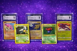 ⚡Huge (6) Graded Pokemon LOT| (4) WOTC Raw| Shining| WOTC| Mid-era| Bangers - Image 2