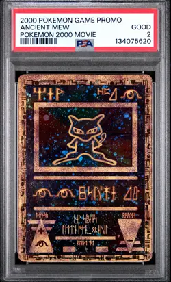 2000 Pokemon Game Movie # Ancient Mew Pokemon 2000 Movie PSA 2 GOOD - Image 1