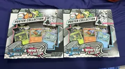 (Lot Of 2) Pokemon Black Bolt & White Flare Poster Collection - Image 1