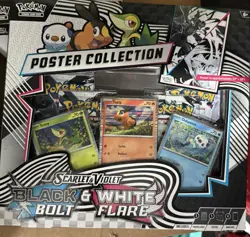 (Lot Of 2) Pokemon Black Bolt & White Flare Poster Collection - Image 2