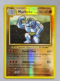 Machoke 58/108 Uncommon Evolutions Pokemon Reverse Holo Near Mint - Image 1