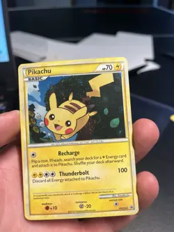 Pikachu HGSS03 Pokemon TCG: 2010 HGSS Black Star Promo LP - Image 1