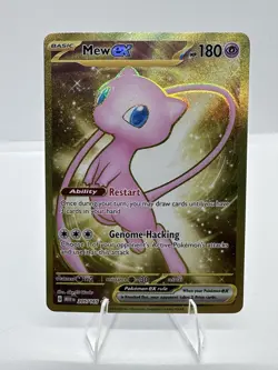 Mew ex 205/165 Pokemon TCG Sv: Scarlet & Violet 151 Hyper Rare Full Art NM - Image 1