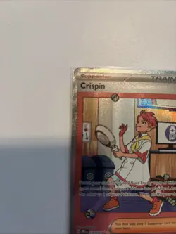 Pokemon TCG Crispin Trainer Prismatic Evolutions Full Art (NM) - Image 3