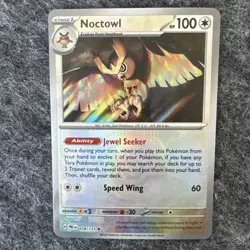 Pokemon TCG Noctowl (Master Ball Pattern) 078/131 SV: Prismatic Evolutions, NM - Image 1