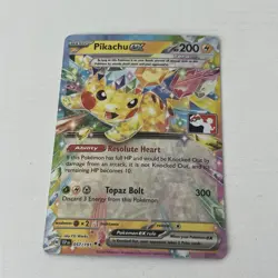 057/191 Pikachu ex Pokemon TCG Prize Pack Series 7 Play Stamped Surging Sparks - Image 1