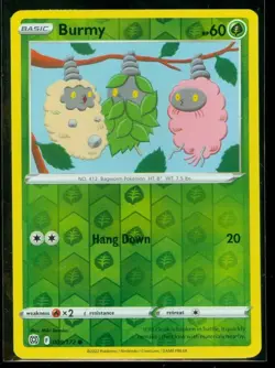 Pokemon - Burmy - 009/172 - Reverse Holo - Brilliant Stars - NM/M - New - Image 1