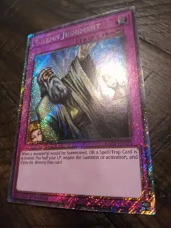 Yugioh! - Solemn Judgment - RA02-EN075 - Platinum Secret Rare - NM - Image 1