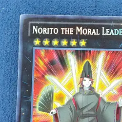 Yu-Gi-Oh! Norito the Moral Leader NUMH-EN039 Secret Rare 1st Edition LP - Image 2