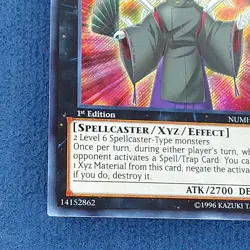 Yu-Gi-Oh! Norito the Moral Leader NUMH-EN039 Secret Rare 1st Edition LP - Image 5