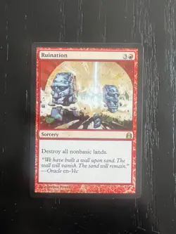 MTG - Ruination - Commander 2011 - Rare - Regular - Image 1