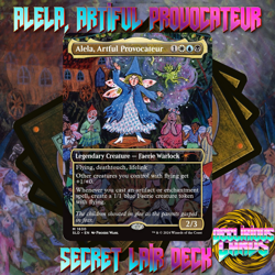 Alela Artful Provocateur Enchantment Artifact Token Faerie Tribal Commander Deck - Image 1