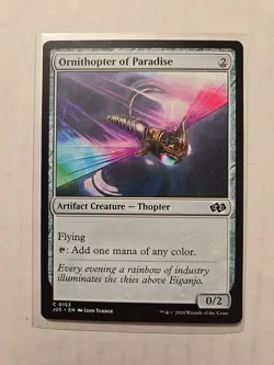 Ornithopter of Paradise - Foundations Jumpstart - LP - Common - Creature - Image 1