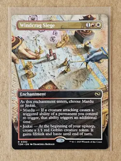 MTG Windcrag Siege R 392 (Borderless) Non-foil Tarkir: Dragonstorm - Image 1
