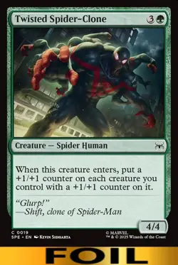 Twisted Spider-Clone ** FOIL #19 ** Spider-Man Eternal - CUC NM MTG - Image 1