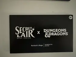 MTG Magic Dungeons and Dragons Karlach’s Rage ENG FOIL Secret Lair - Image 1