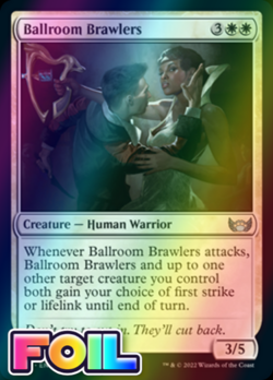 x1 Ballroom Brawlers SNC MTG 3/281 FOIL UNCOMMON M/NM 1x - Image 1