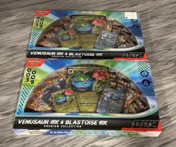 Lot Of (2) Pokemon TCG Venusaur EX Blastoise EX Premium Collection Box Sealed B - Image 1