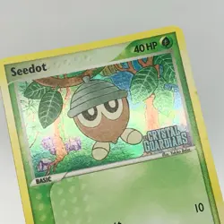 Seedot 60/100 - Reverse Holo Stamped - EX Crystal Guardians Pokemon Card - EXC - Image 2